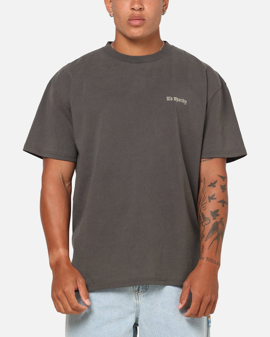 Ed Hardy Sacred Heart T-Shirt Black Wash