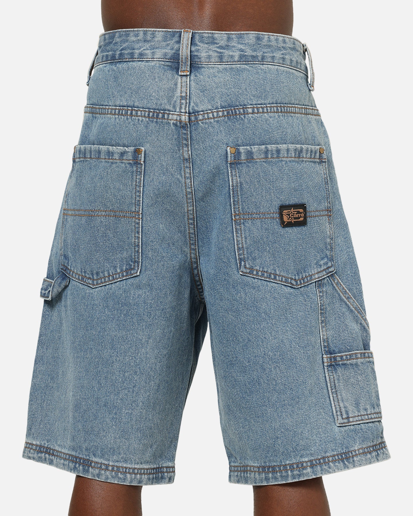 Carre Carpenter Jorts Mid Blue Denim