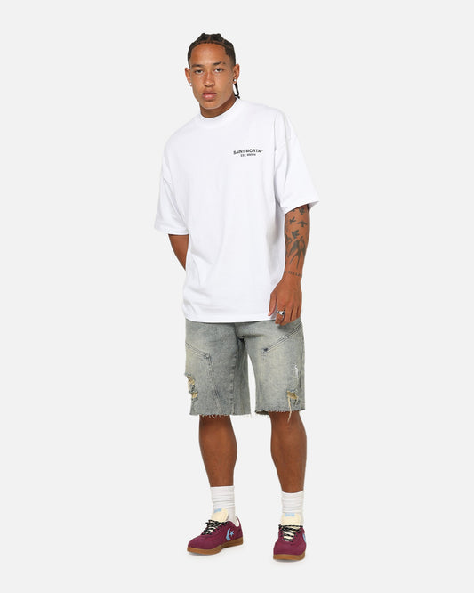 Saint Morta Annex Baggy Jorts Dirty Denim