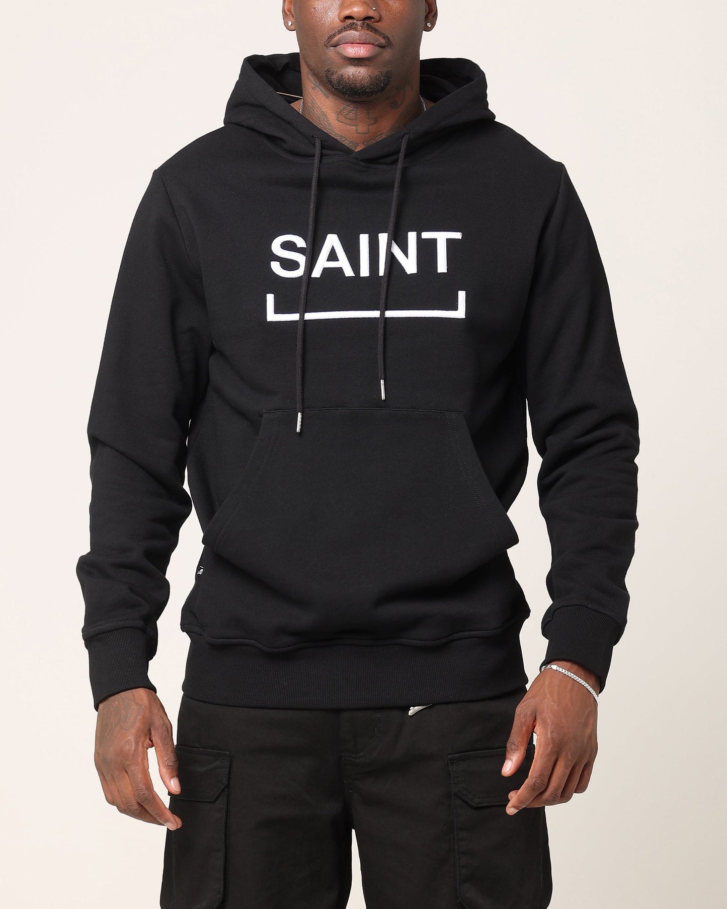 Saint Morta Men's Trophies New Age Hoodie Black/White