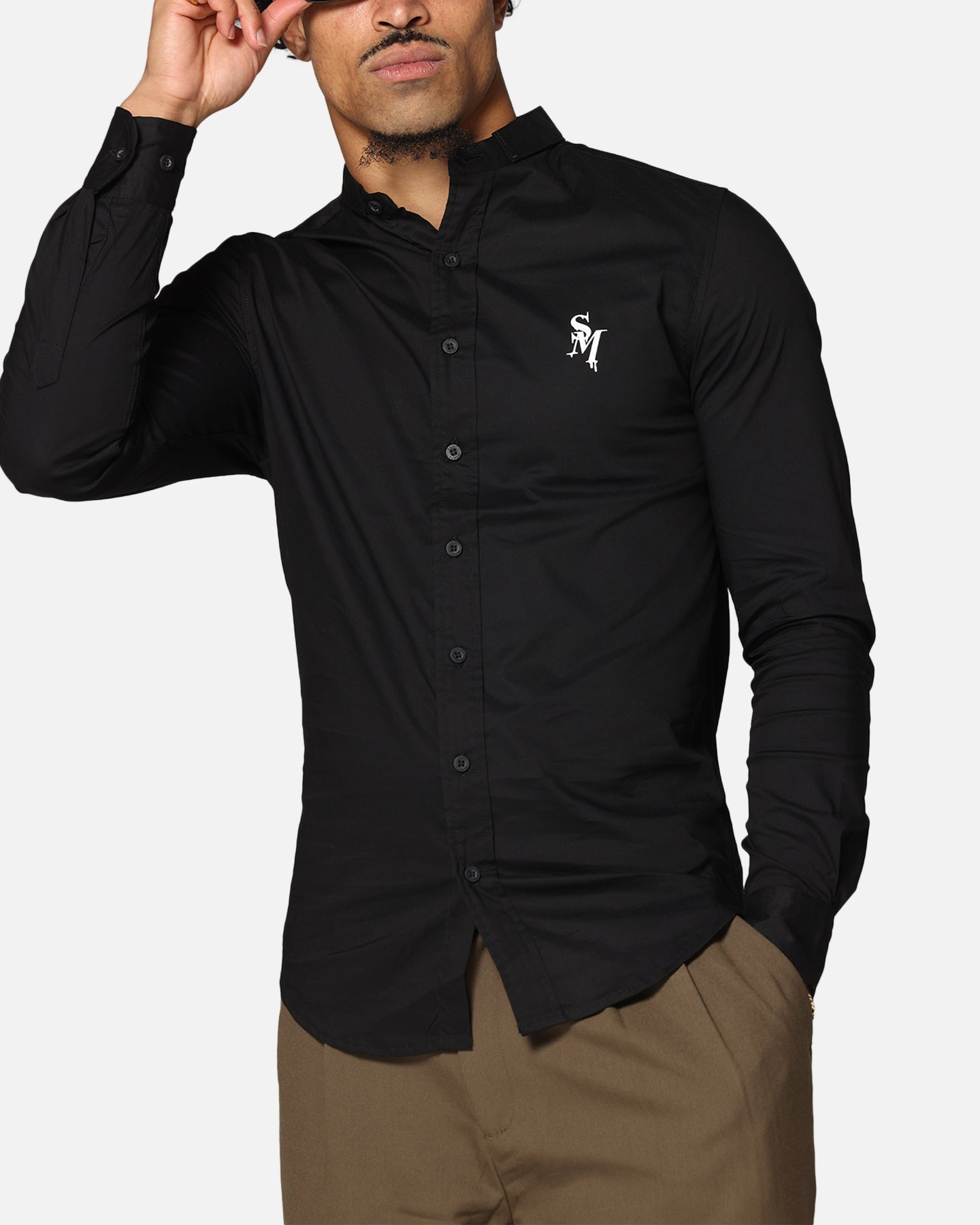 Saint Morta Alpha Horoma Slim Fit Shirt Black