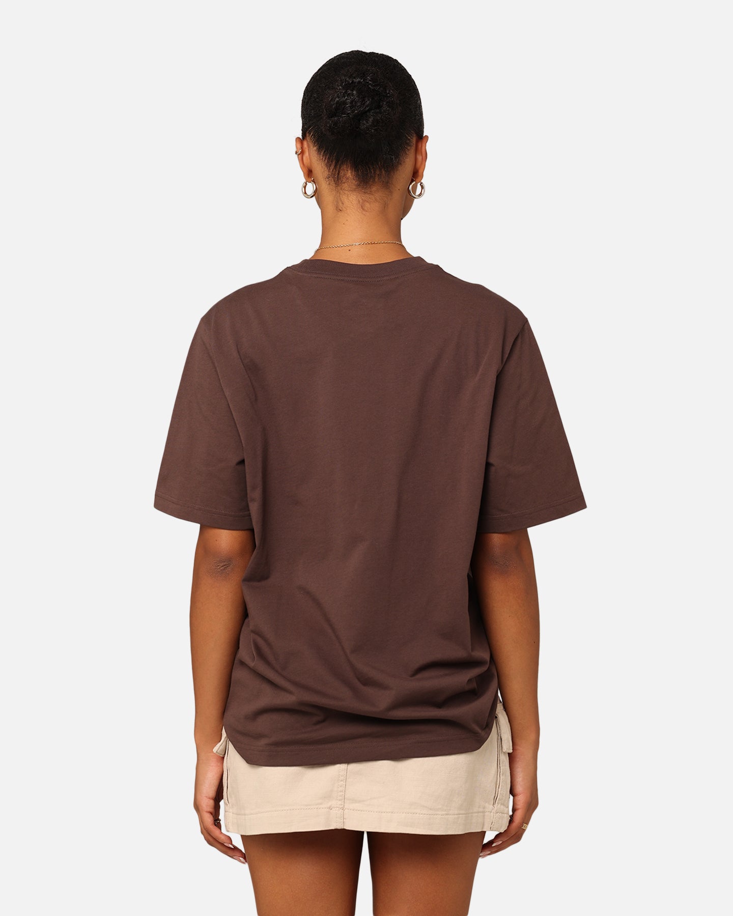 Nike Women's Sportswear Essential Boyfriend T-Shirt Baroque Brown