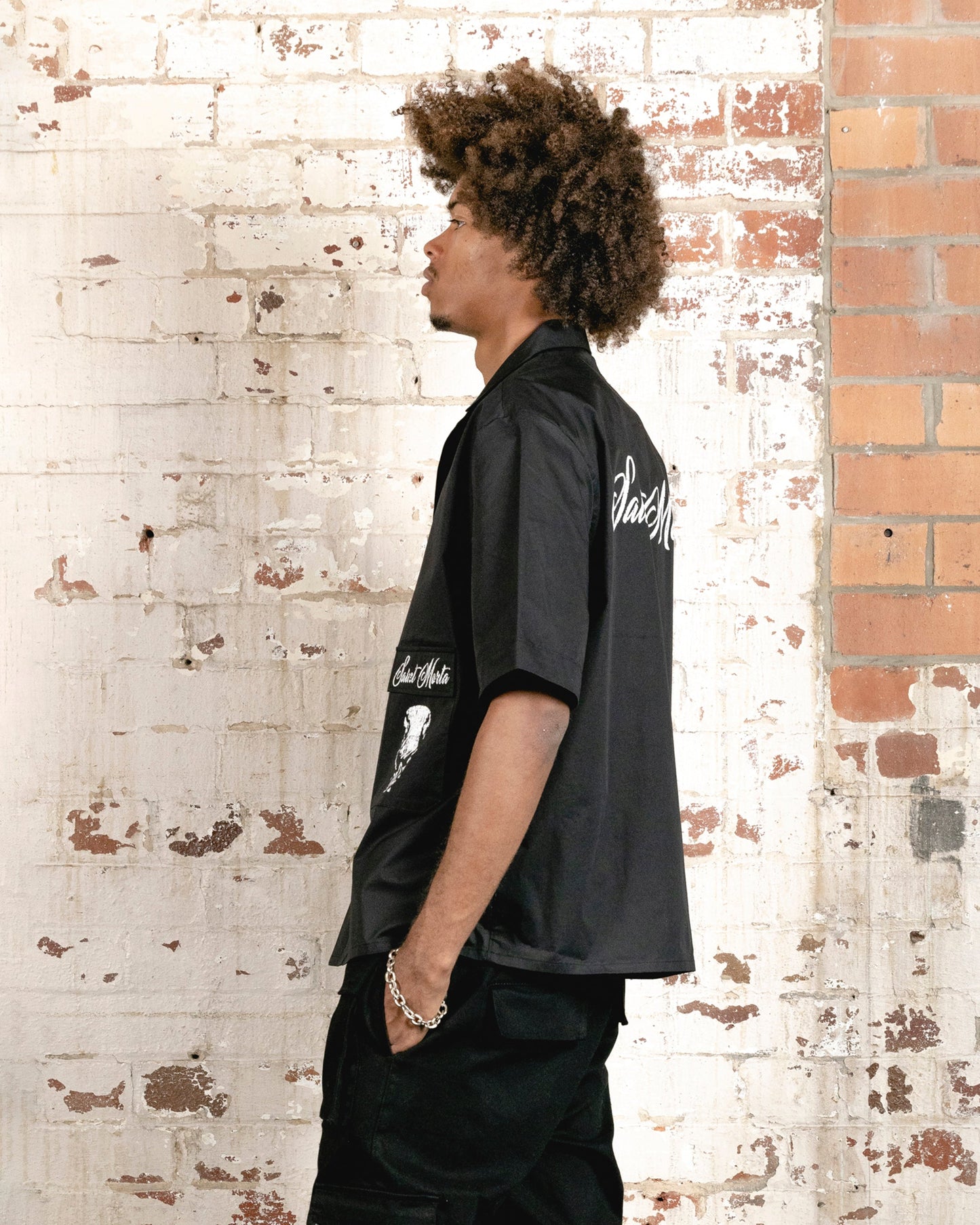 Saint Morta Roadhouse Short Sleeve Shirt Black