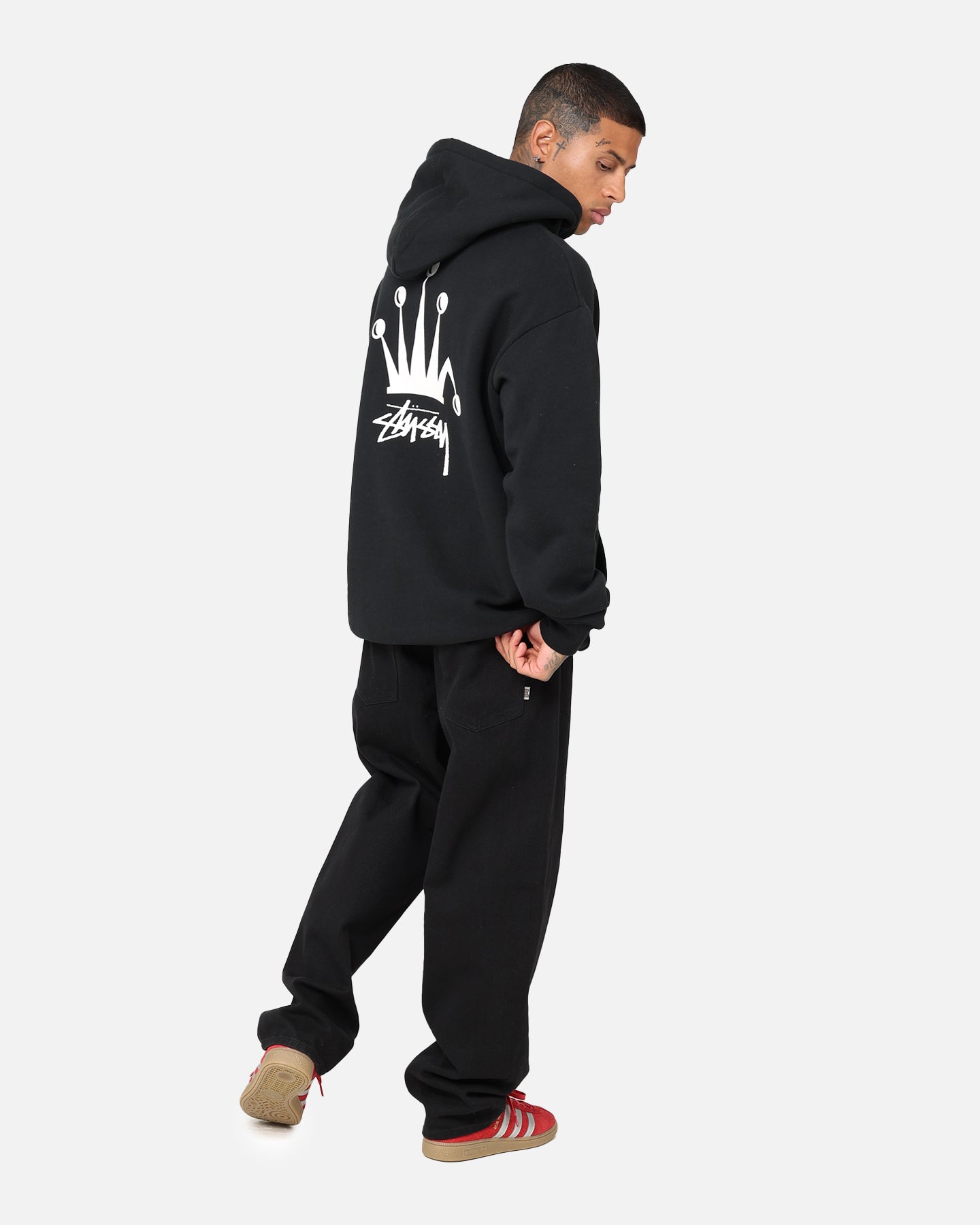 Stussy Crown LCB Hoodie Black