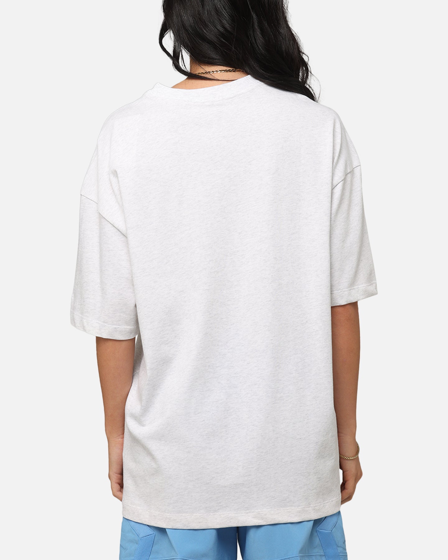 Nike Women's Sportswear Essential Oversized T-Shirt Birch Heather/Cool Grey