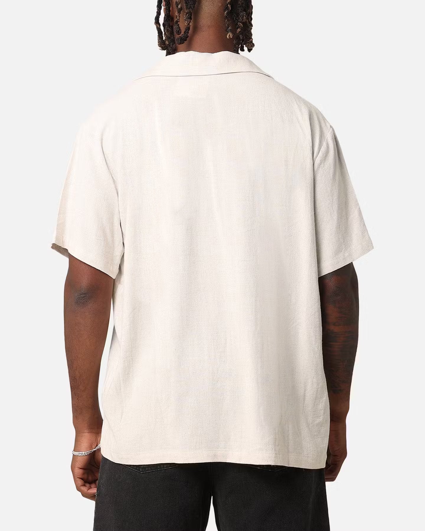 XXIII Venus Linen Button Up Shirt Oatmeal