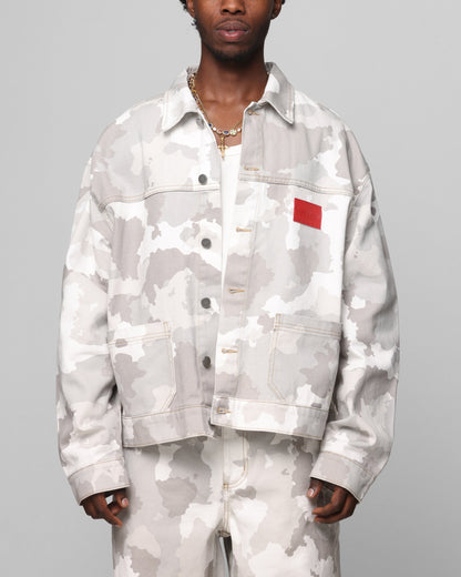 Loiter Prestige Denim Jacket Snow Camo