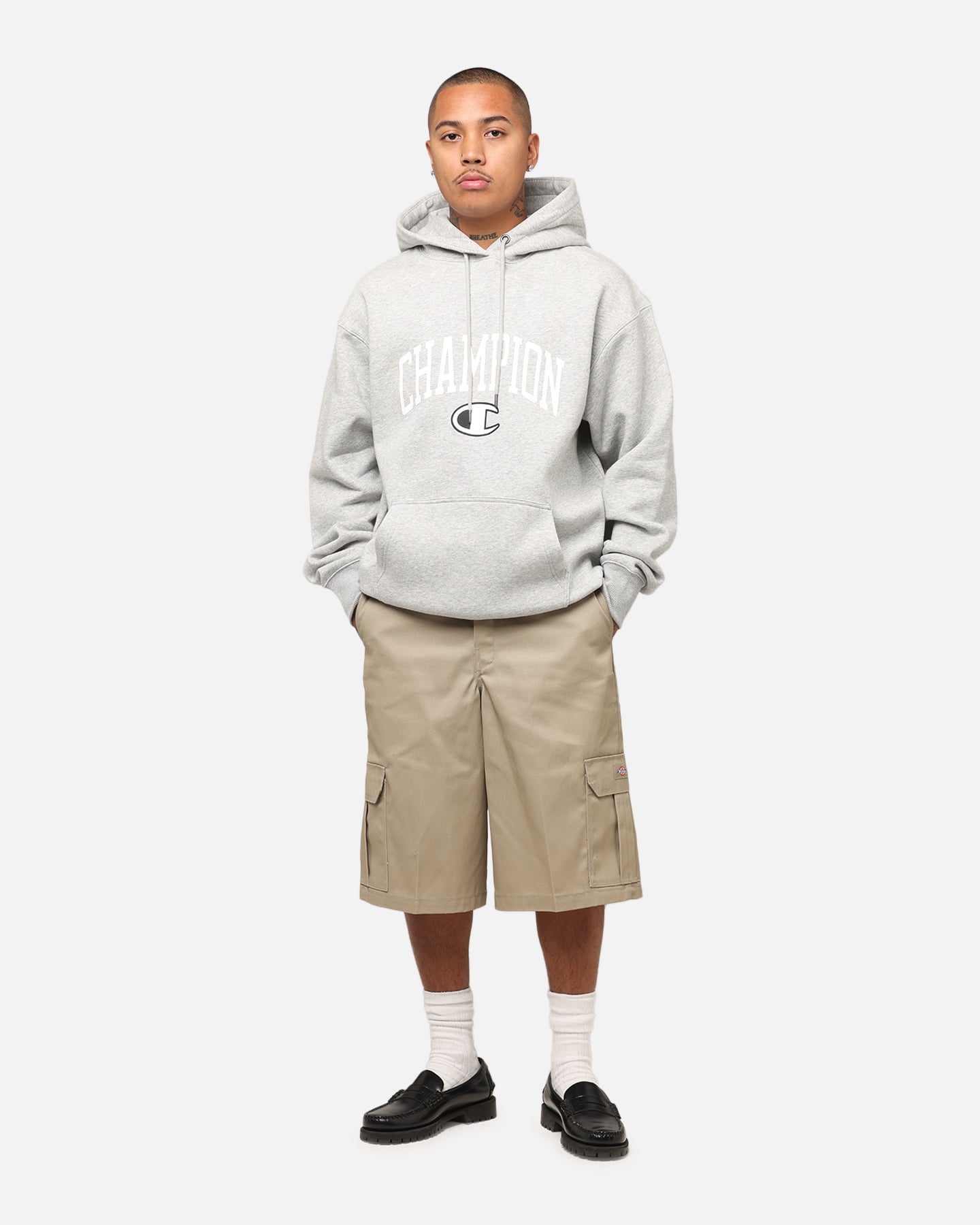Champion Rochester Graphic Hoodie Grey