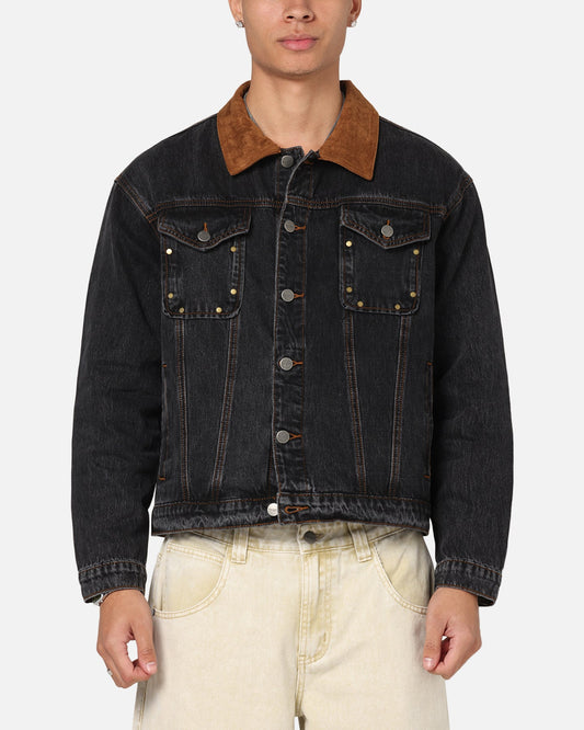 Saint Morta Rodeo Drive Denim Jacket Black Shadow