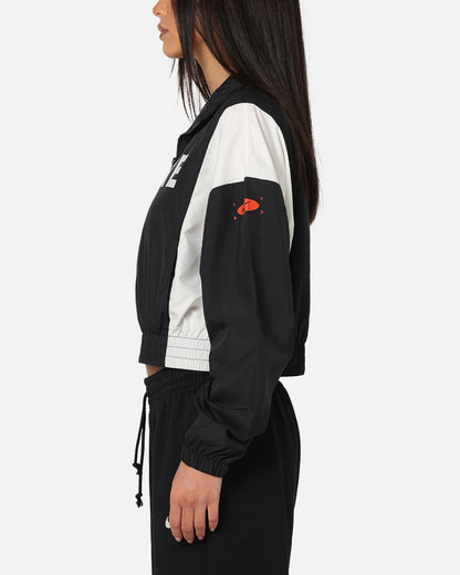 Nike Women's Sportswear Classic Woven Lightweight 1/4-Zip Jacket Black/Black/Sail