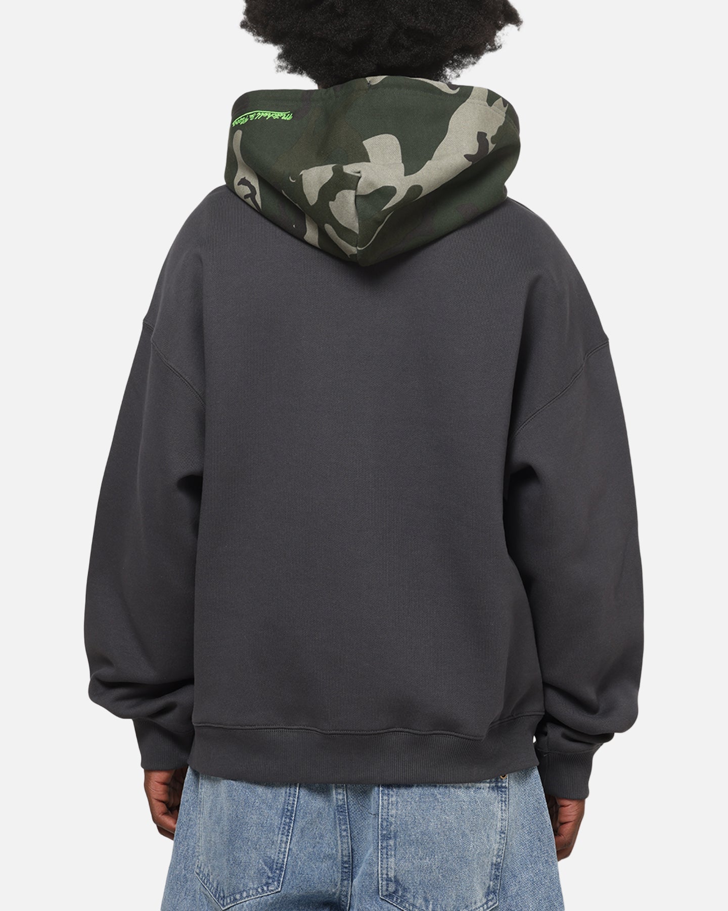 Mitchell & Ness Los Angeles Lakers World Tour Hoodie Washed Black