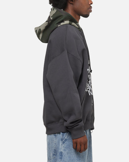 Mitchell & Ness Los Angeles Lakers World Tour Hoodie Washed Black