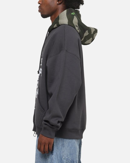 Mitchell & Ness Los Angeles Lakers World Tour Hoodie Washed Black