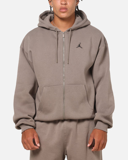 Jordan Jumpman Brooklyn Oversized Fleece Hoodie Olive Grey/Black