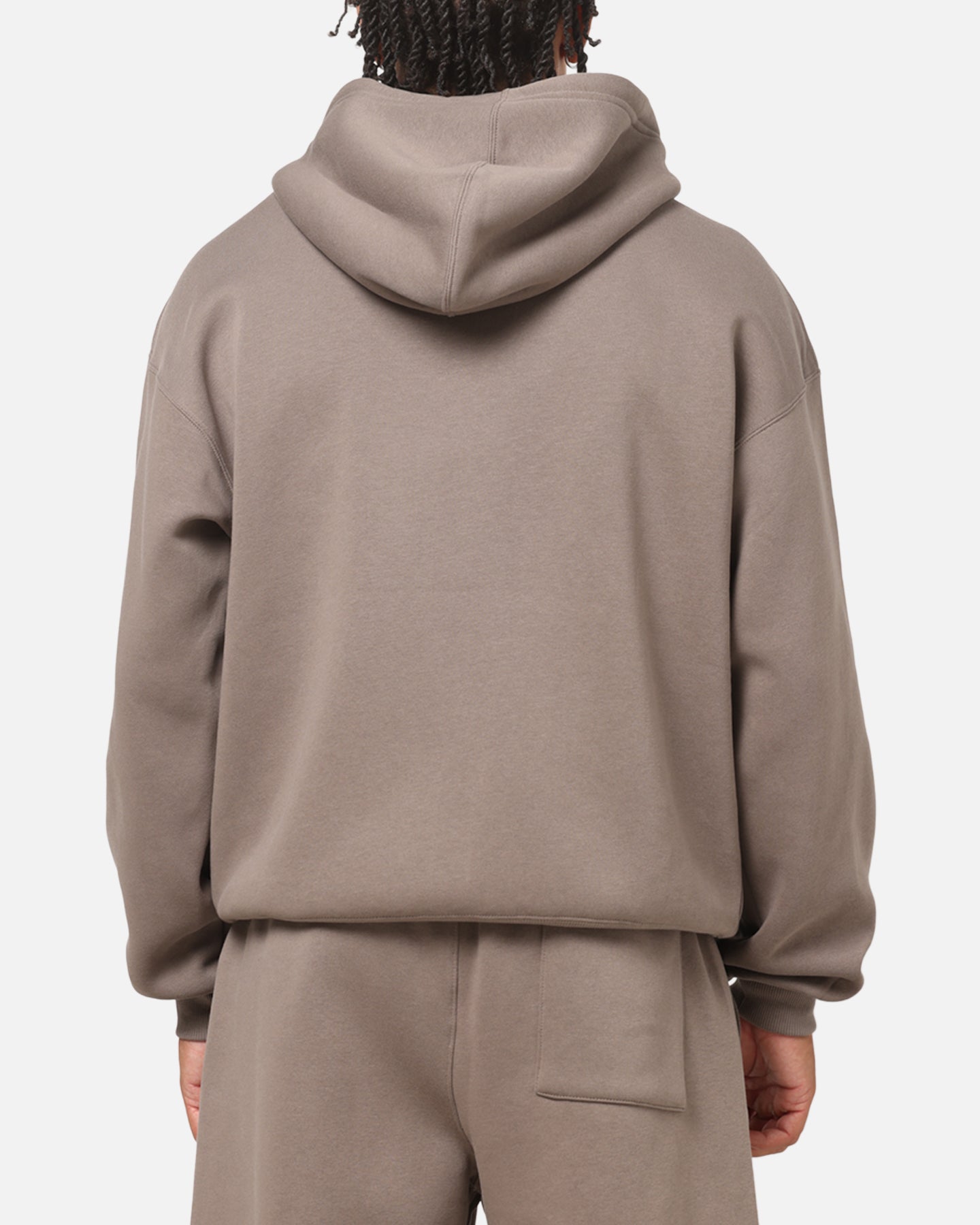 Jordan Jumpman Brooklyn Oversized Fleece Hoodie Olive Grey/Black