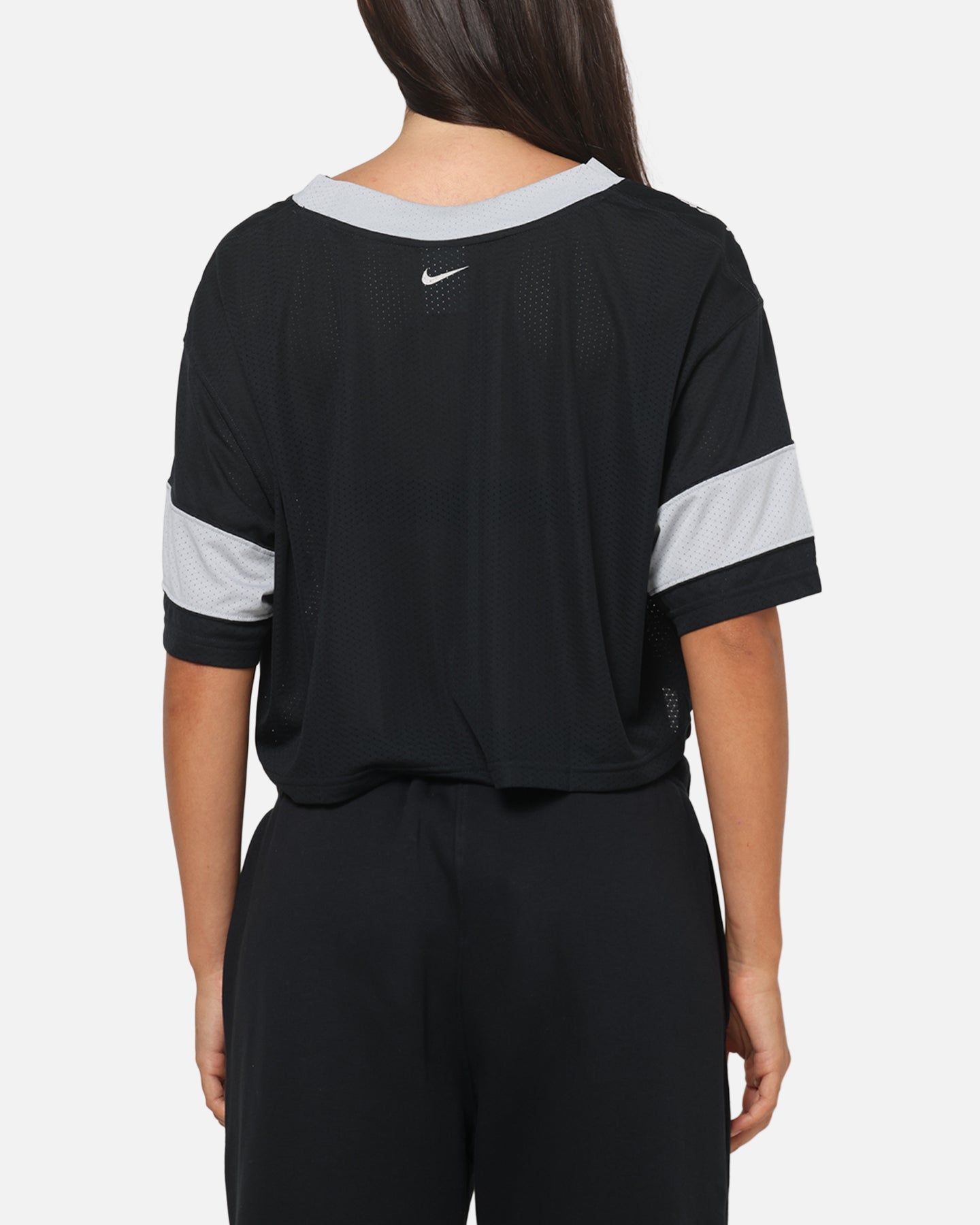 Nike Women's Sportswear Cropped Jersey Black/Grey