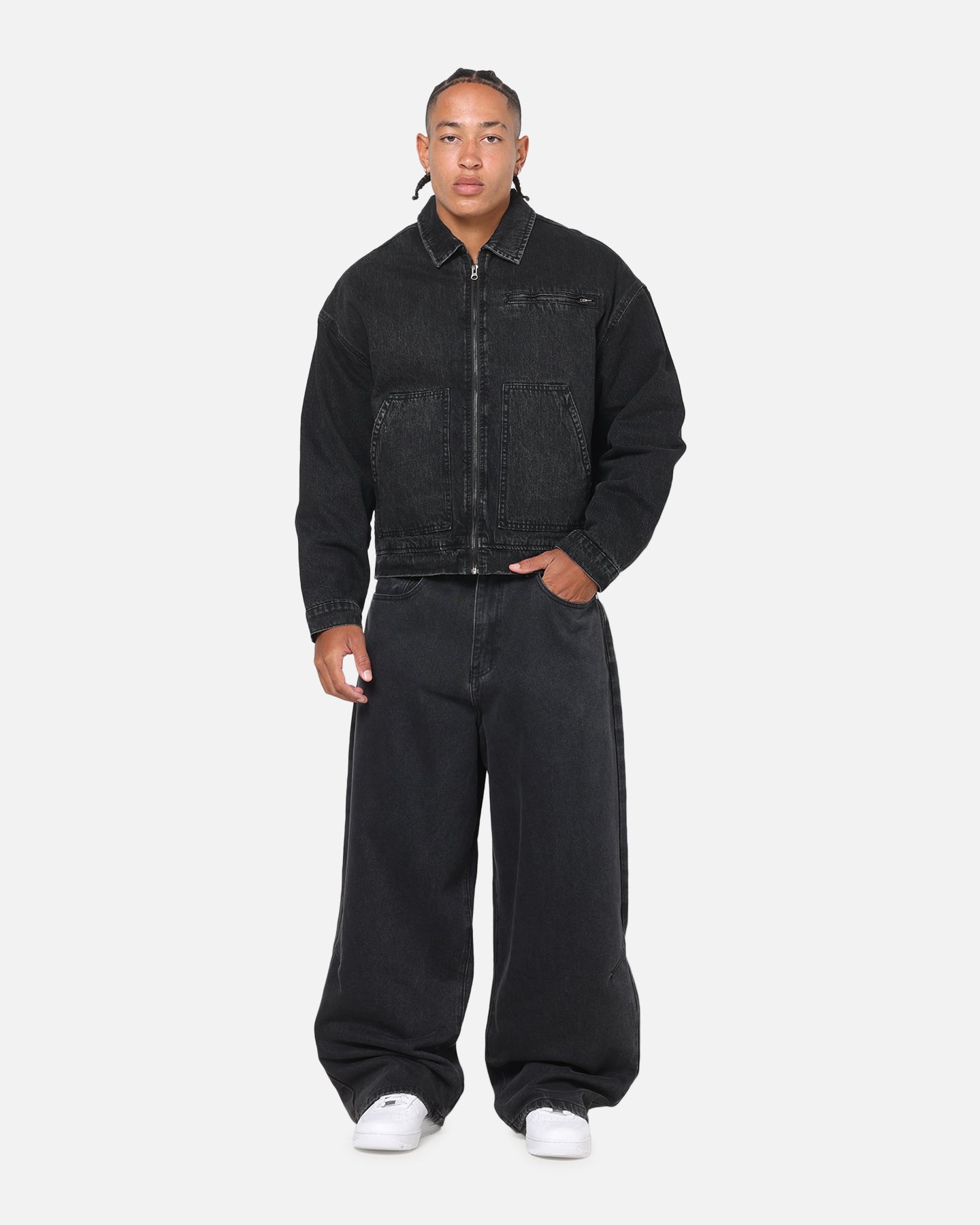 Saint Morta Halo Zip Jacket Black