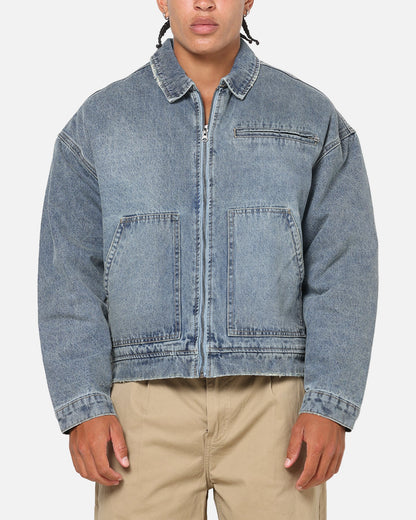 Saint Morta Halo Zip Jacket Dirty Denim