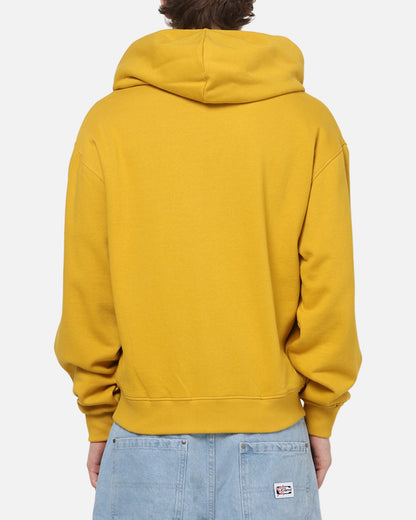 Carre Signature Zip Hoodie Mustard