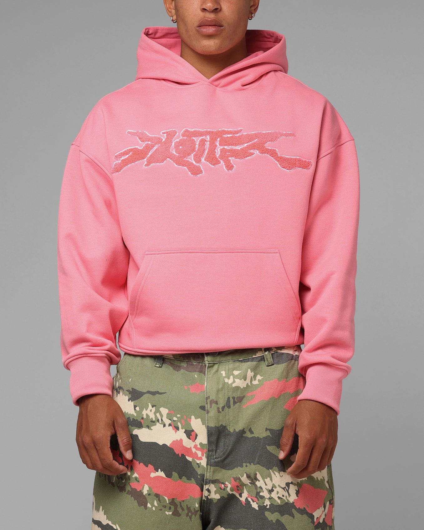 Loiter Global Hoodie Pink