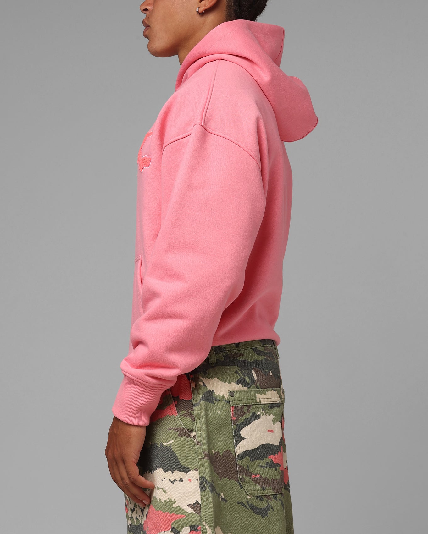 Loiter Global Hoodie Pink