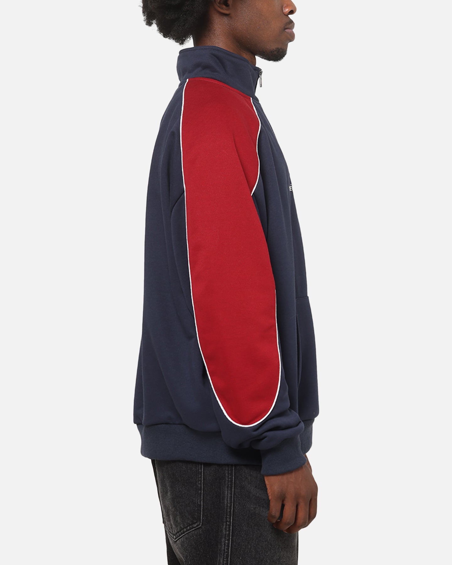 Carre Assembly League 1/4 Zip Crewneck Navy/Red
