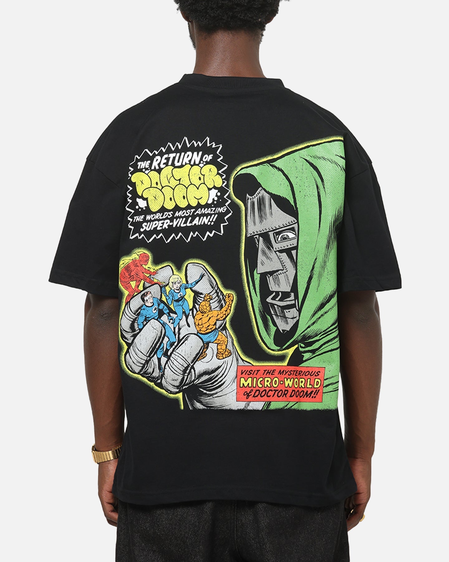 73Studio Marvel Dr Doom T-Shirt Black