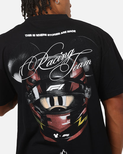 Culture Kings Disney x Formula 1® Mickey Helmet Vintage T-Shirt Black
