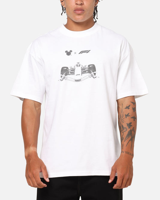 Culture Kings Disney x Formula 1® Mickey Mechanic Vintage T-Shirt White