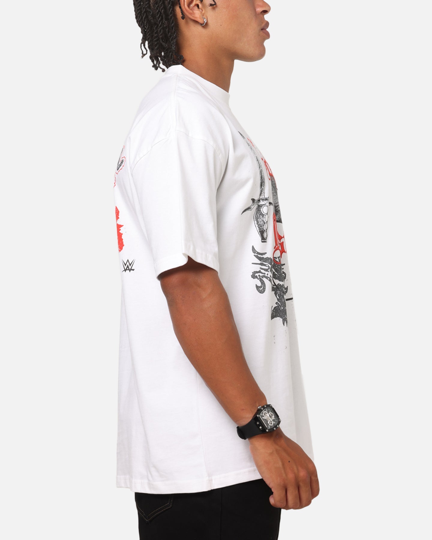 73Studio X WWE Brock Lesner Vintage T-Shirt White