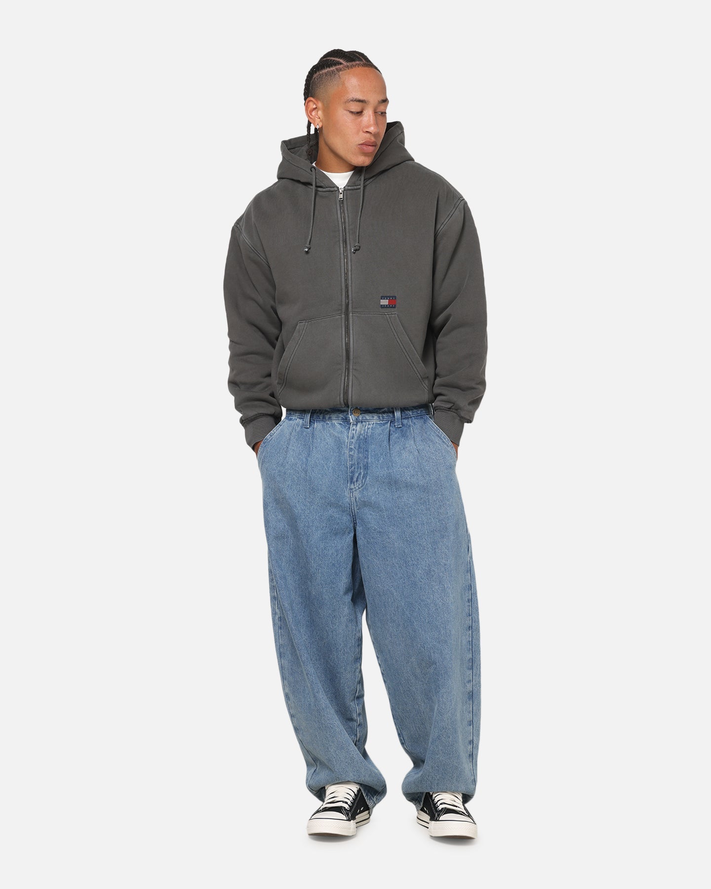 Tommy Jeans Quilt New Classics Zip Up Jacket Black