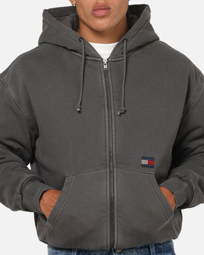 Tommy Jeans Quilt New Classics Zip Up Jacket Black