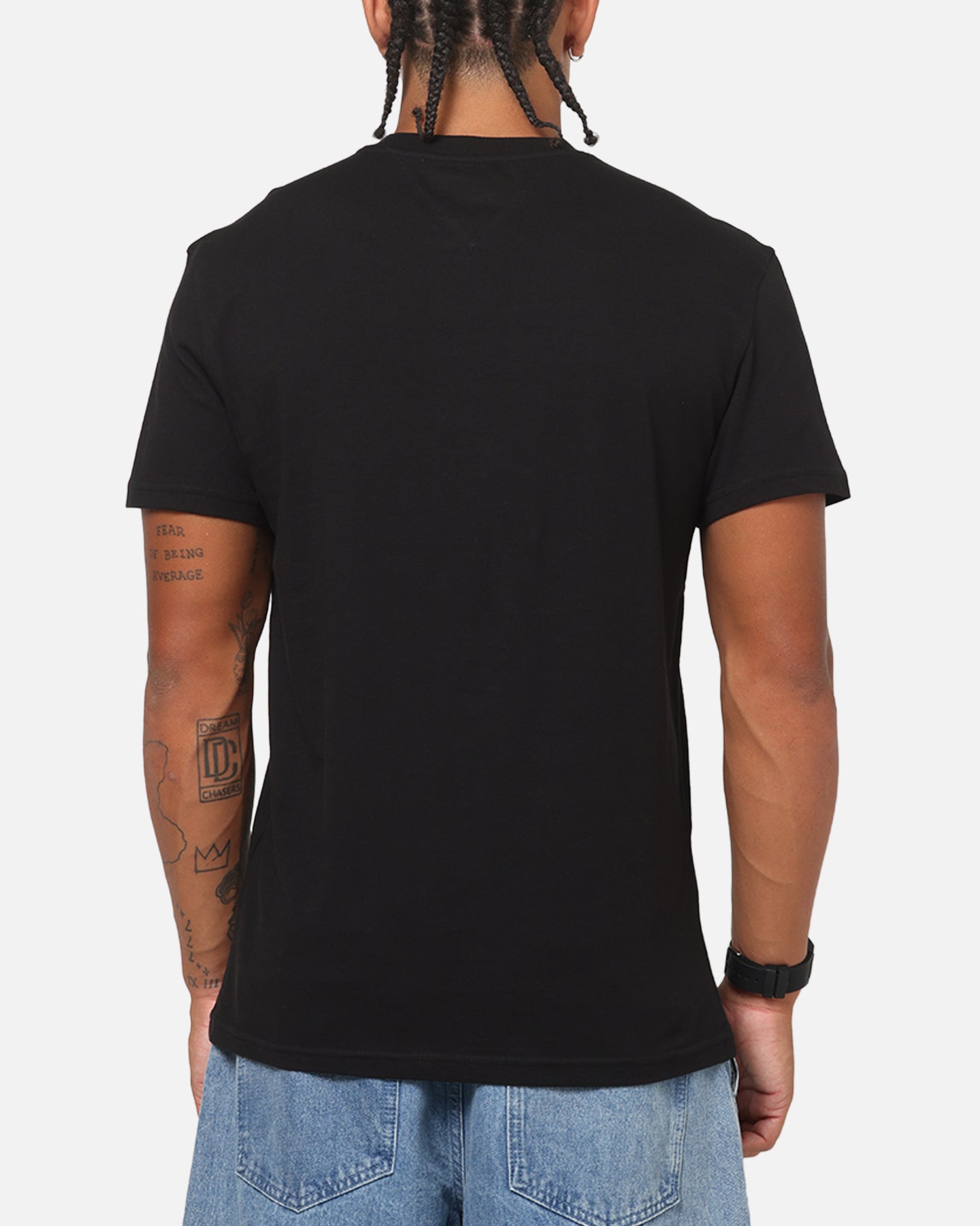 Tommy Jeans Regular Flag T-Shirt Black