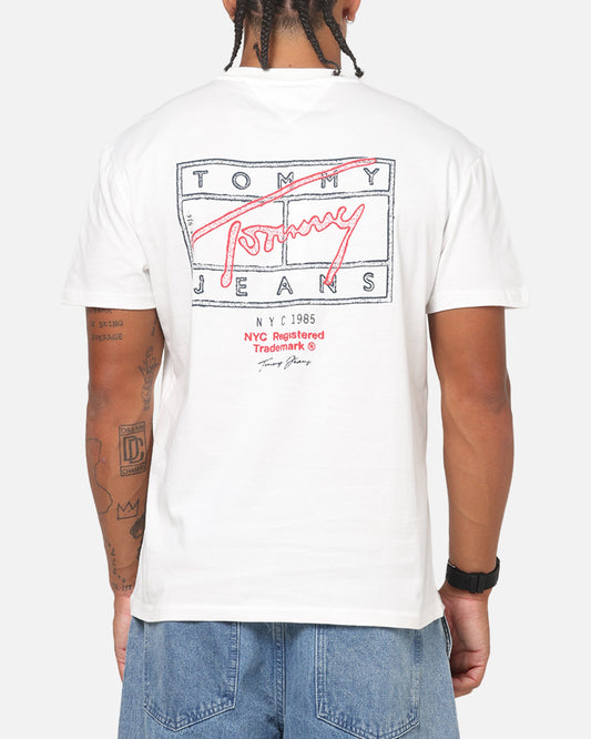 Tommy Jeans Spray T-Shirt Ecru