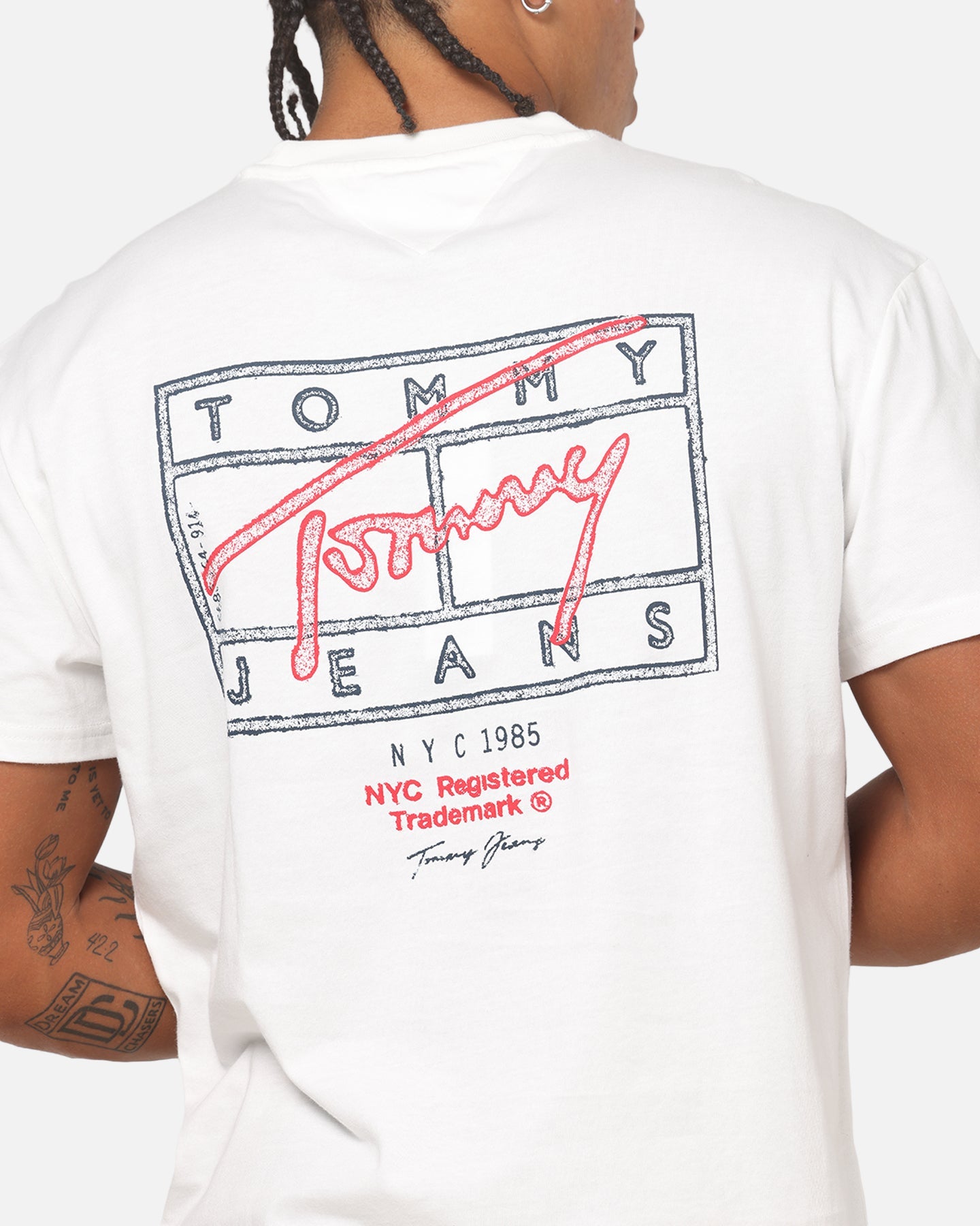 Tommy Jeans Spray T-Shirt Ecru