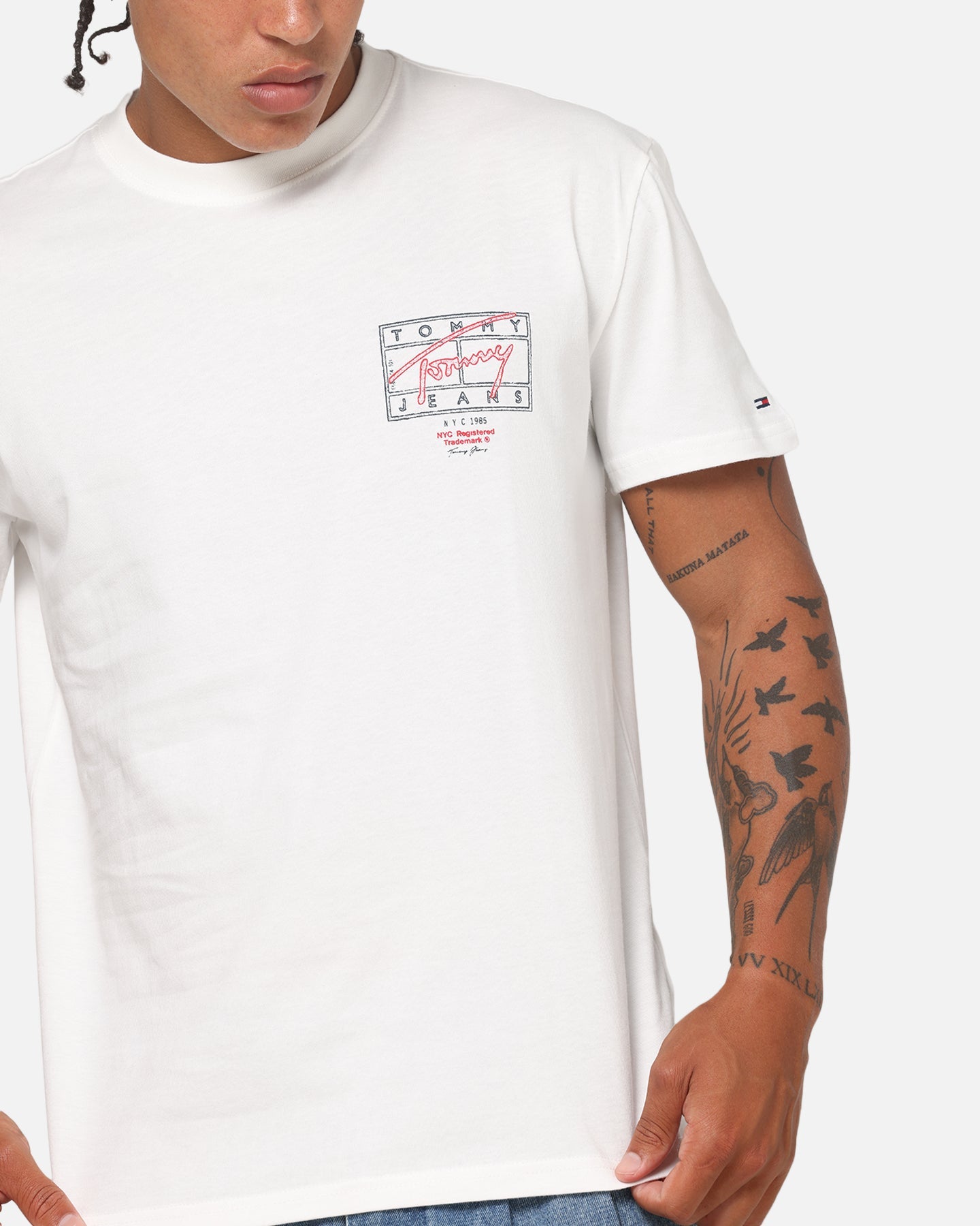 Tommy Jeans Spray T-Shirt Ecru