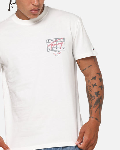 Tommy Jeans Spray T-Shirt Ecru