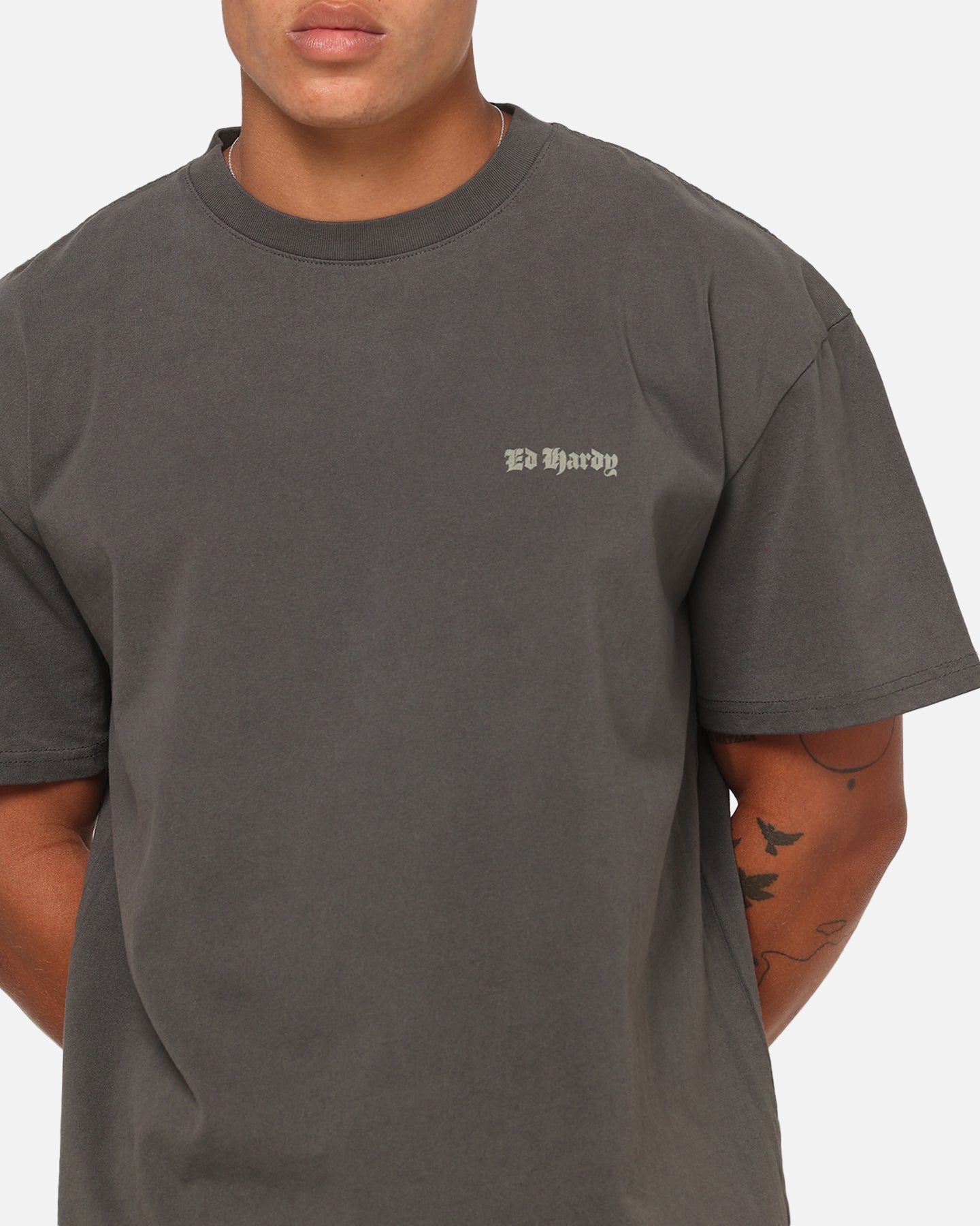 Ed Hardy Sacred Heart T-Shirt Black Wash