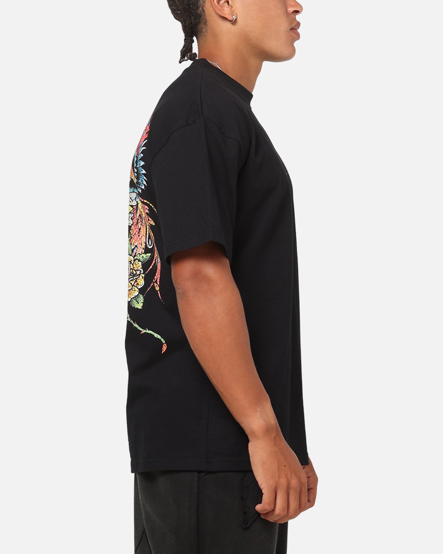 Ed Hardy Bloom T-Shirt Black