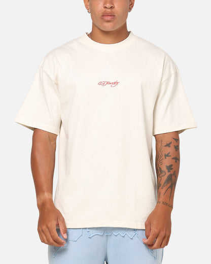 Ed Hardy Bloom T-Shirt Off White
