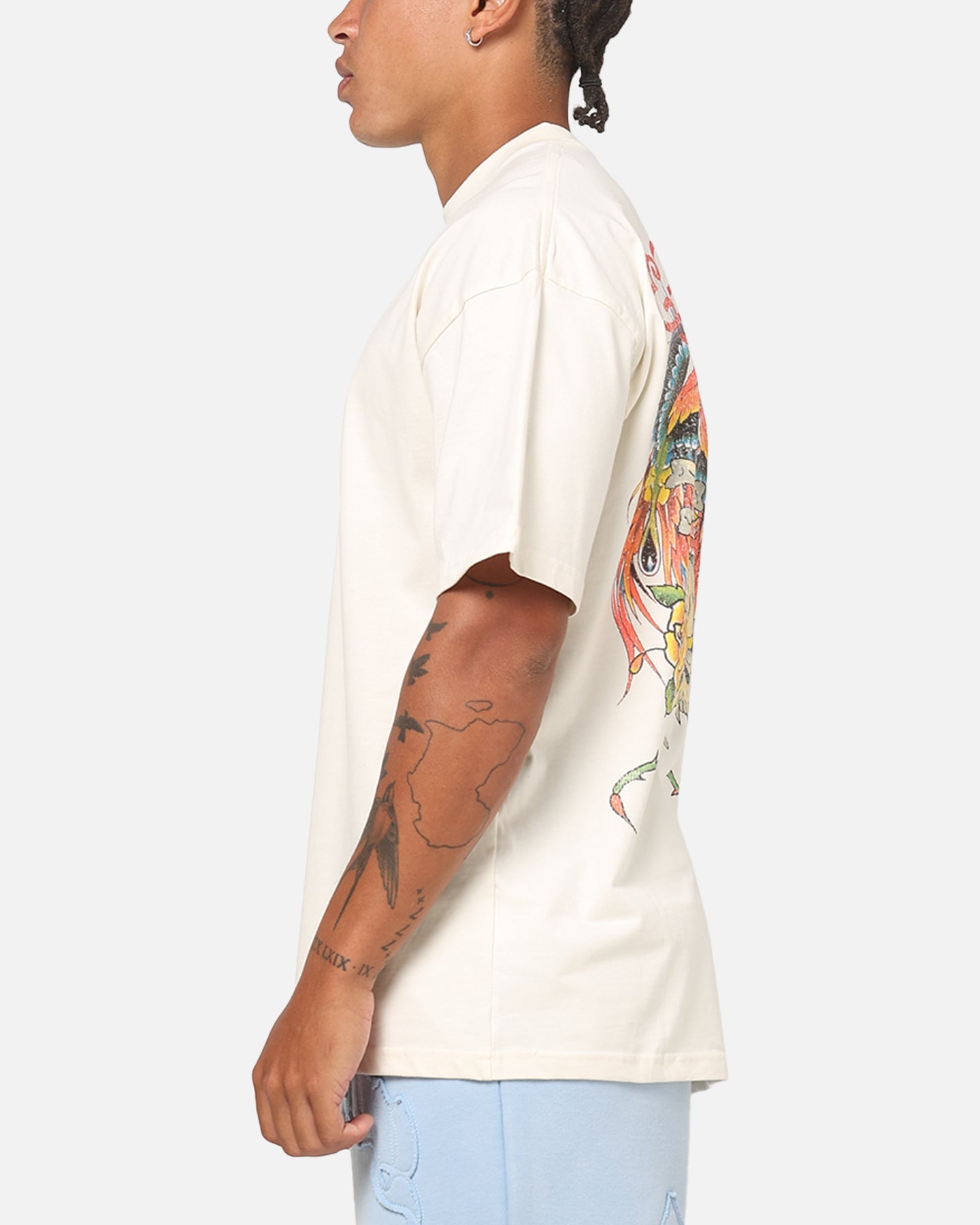 Ed Hardy Bloom T-Shirt Off White