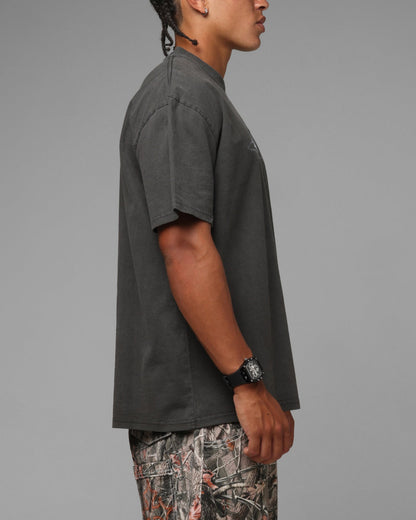 Loiter Afterimage T-Shirt Black Wash