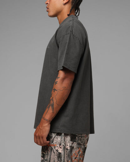 Loiter Afterimage T-Shirt Black Wash