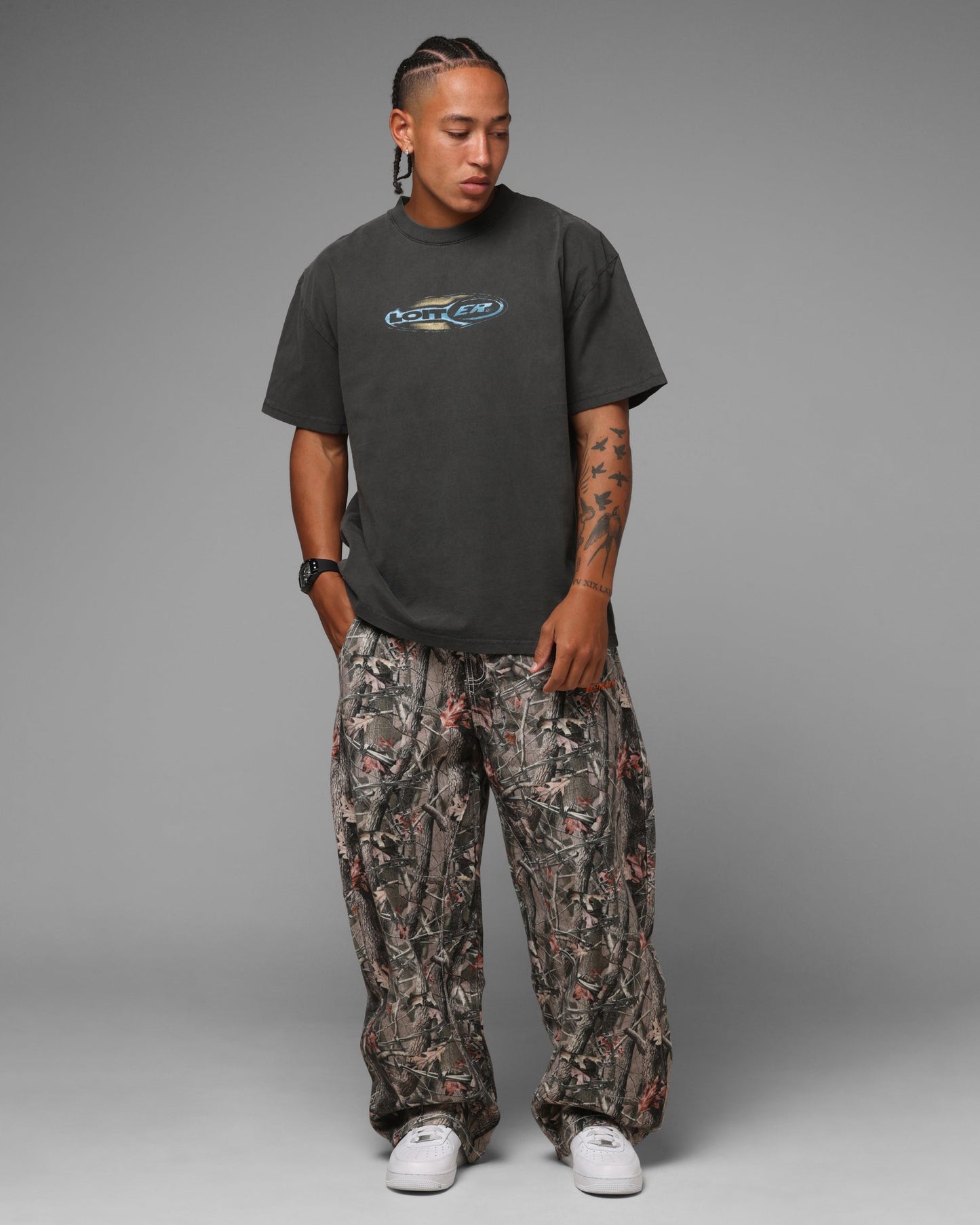 Loiter Speedform T-Shirt Black Wash