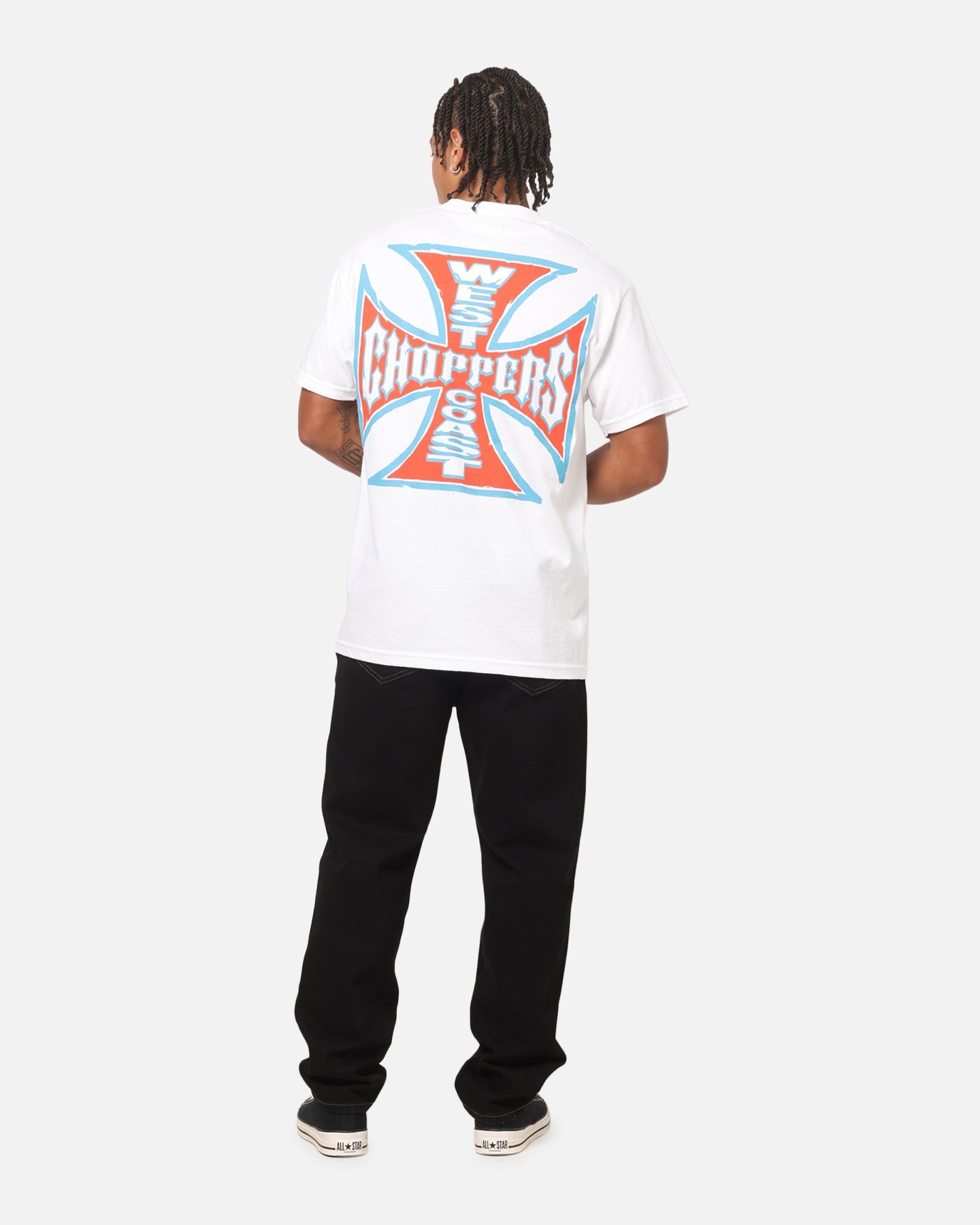 West Coast Choppers 80's Chiseled Logo T-Shirt White