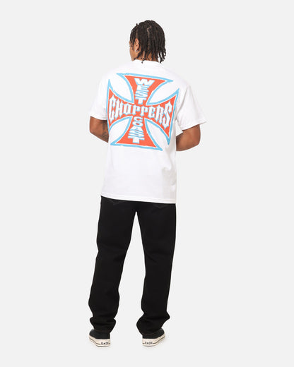 West Coast Choppers 80's Chiseled Logo T-Shirt White