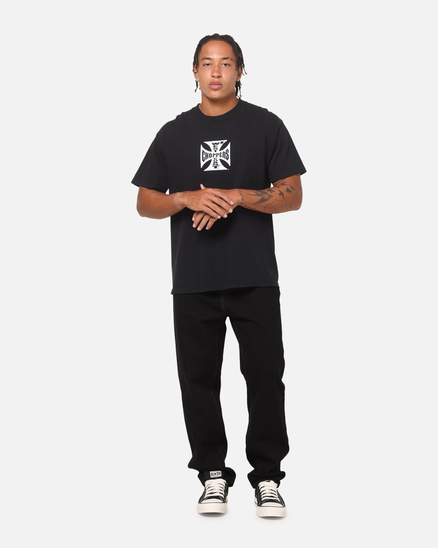 West Coast Choppers Raid T-Shirt Black Vintage