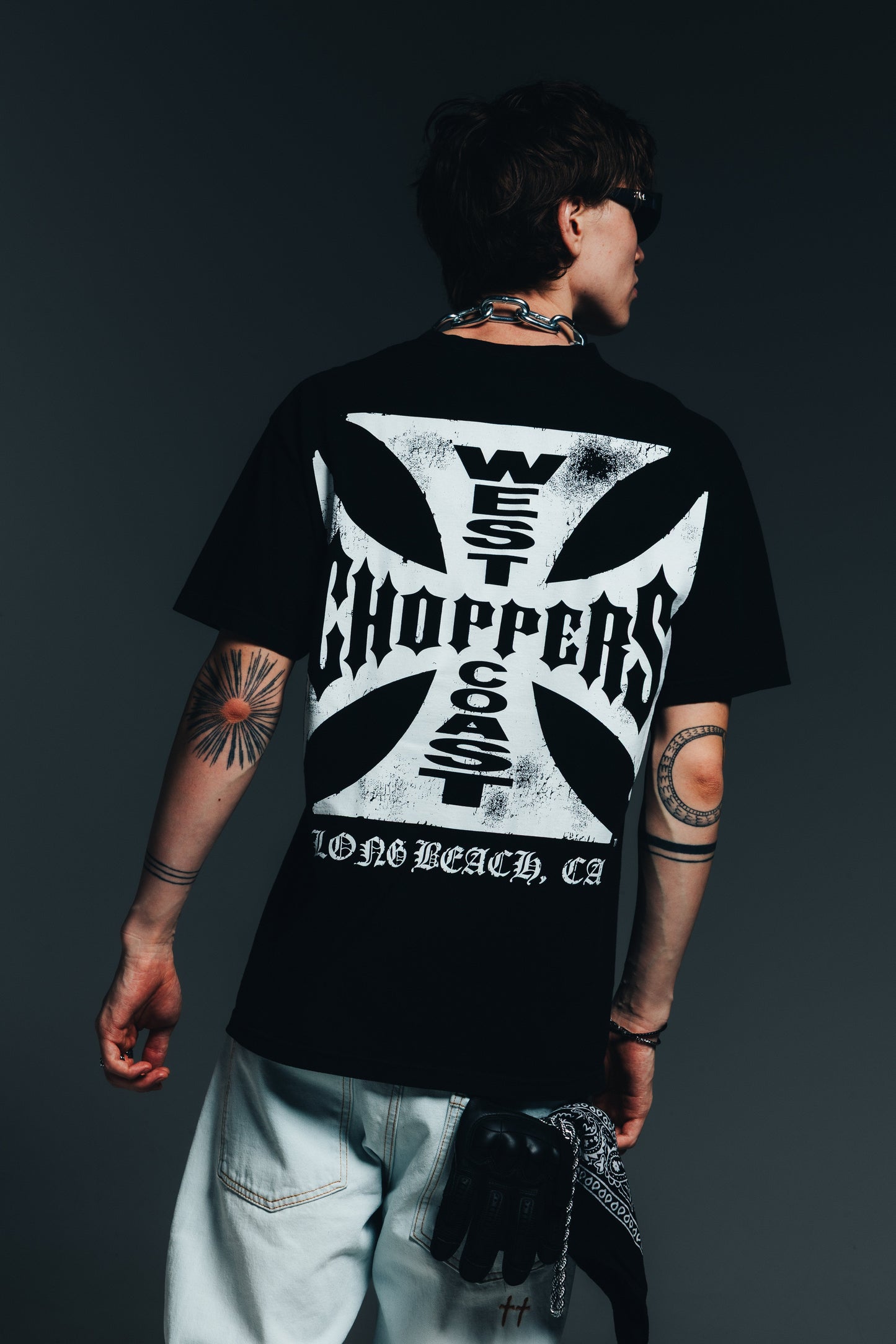 West Coast Choppers Raid T-Shirt Black Vintage