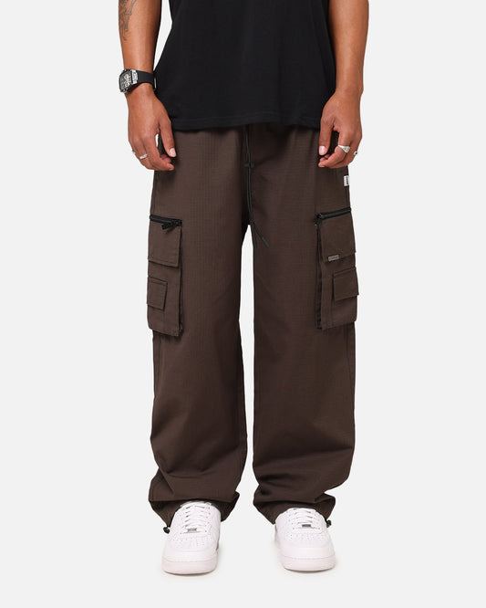 Carre Tactic Cargo Joggers Brown