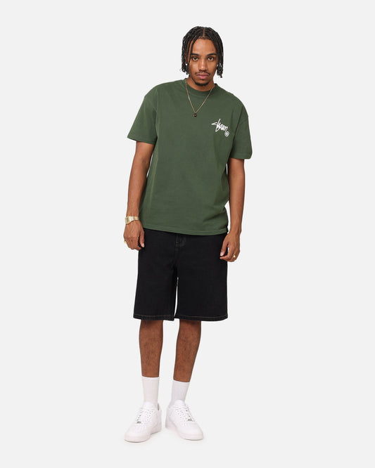 S Double Denim Standard Shorts Black Wash